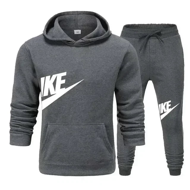 Men's Hooded Sweatshirt Jogging Set