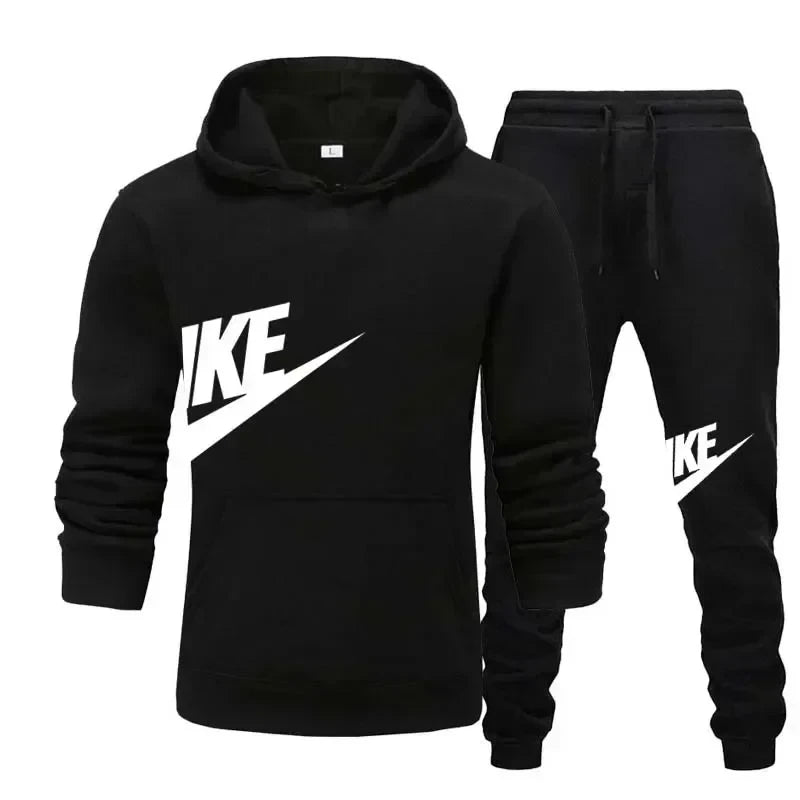 Men's Hooded Sweatshirt Jogging Set