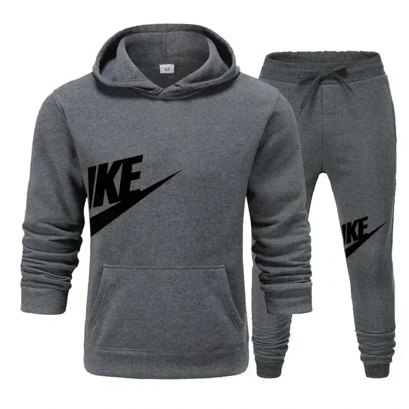 Men's Hooded Sweatshirt Jogging Set
