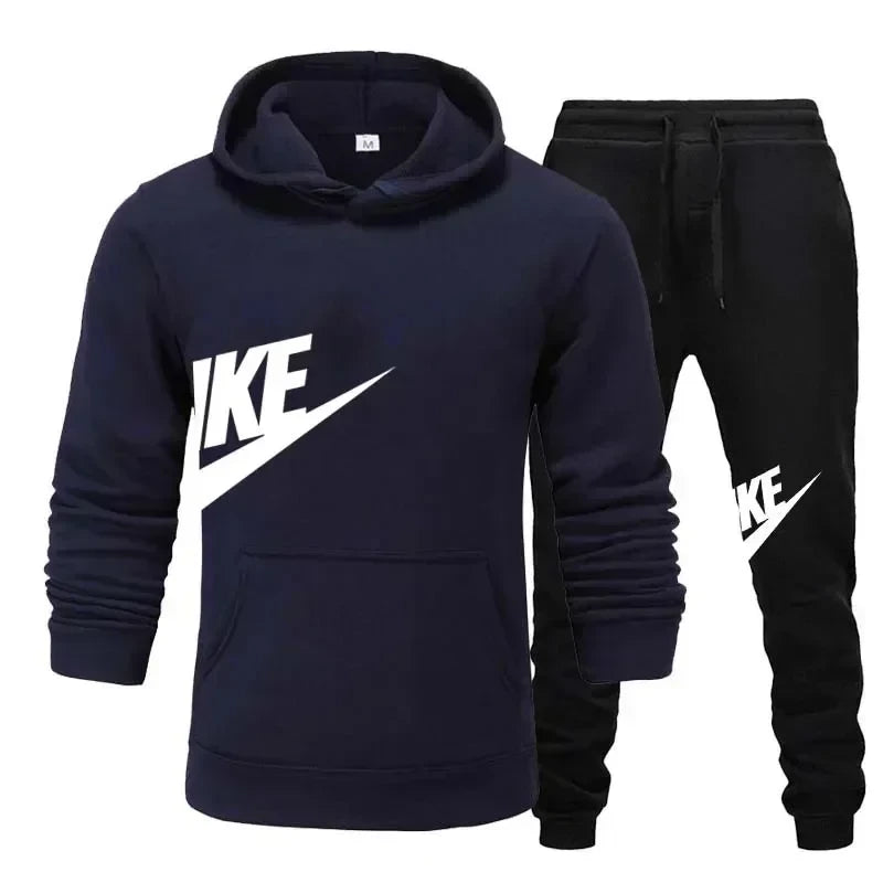 Men's Hooded Sweatshirt Jogging Set