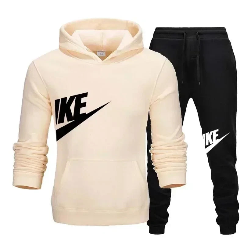 Men's Hooded Sweatshirt Jogging Set