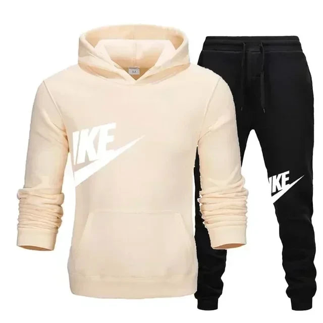 Men's Hooded Sweatshirt Jogging Set